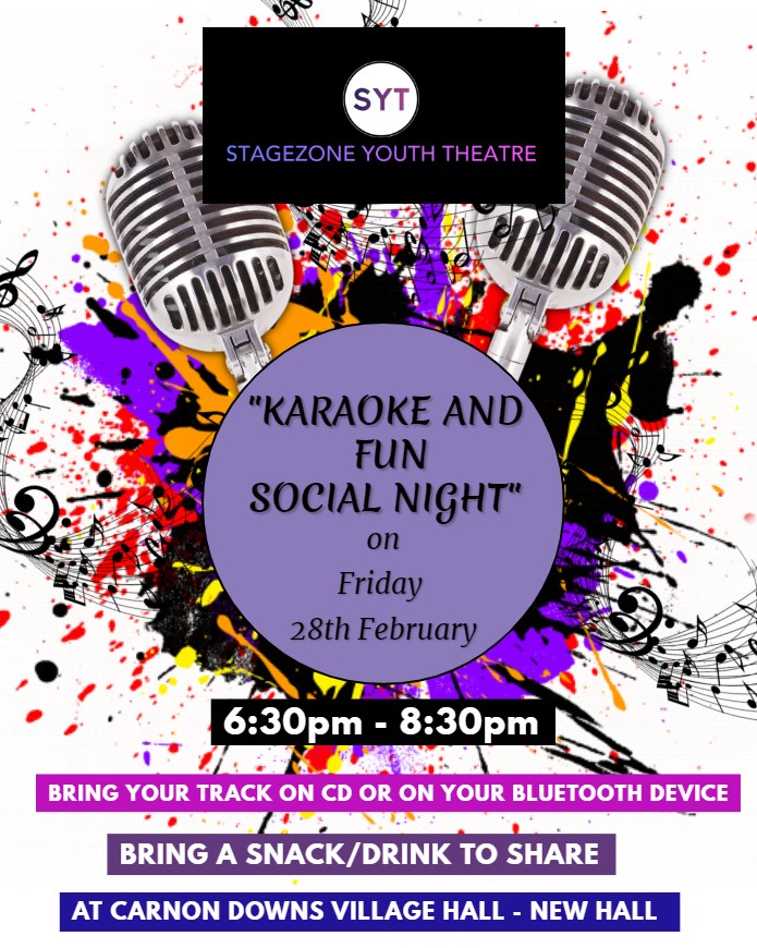 Karaoke fun night - poster